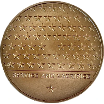 Medal - American Veterans Bronze Medal ND back