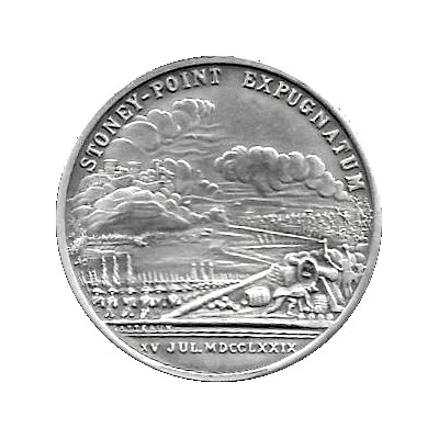 Medal - America's First Medals General Anthony Wayne ND back