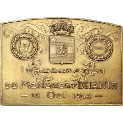 Medal - Arabic campaign and the Inauguration of the Dhanis monument in Antwerp back