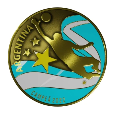 Medal - Argentina Campeã front