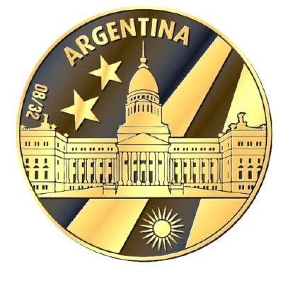 Medal - Argentina Futebal front