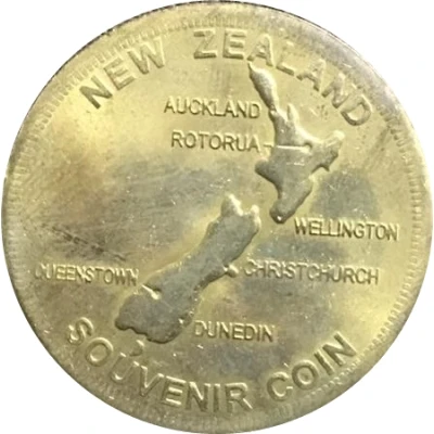 Medal - Auckland; City of Sails (Tourist Souvenir) ND back