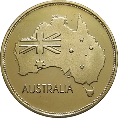 Medal - Australia - Crocodile (Tourist Souvenir) ND back