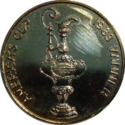 Medal - Australia II 1983 America's Cup Winner front