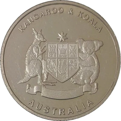 Medal - Australia - Kangaroo and Koala (Tourist Souvenir) ND back