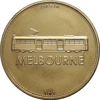 Medal - Australia - Melbourne Tram (Tourist Souvenir) ND front