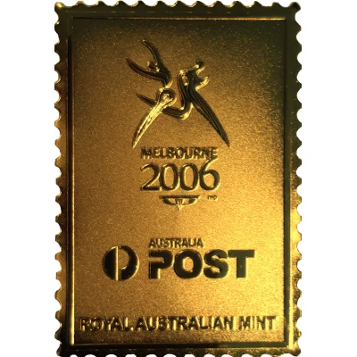 Medal - Australia Post Melbourne 2006 Commonwealth Games; Gold back