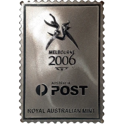 Medal - Australia Post Melbourne 2006 Commonwealth Games; Silver back