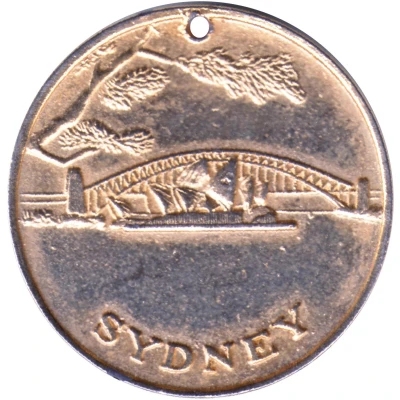 Medal - Australia Sydney (Tourist Souvenir) ND back