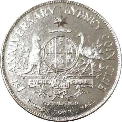 Medal - Australian Coin Week 1965 Sydney Coin Club front