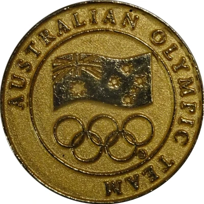 Medal - Australian Olympic Gold Medallist Equestrian Team back