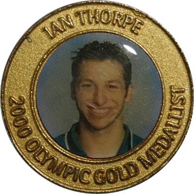 Medal - Australian Olympic Gold Medallist Ian Thorpe front