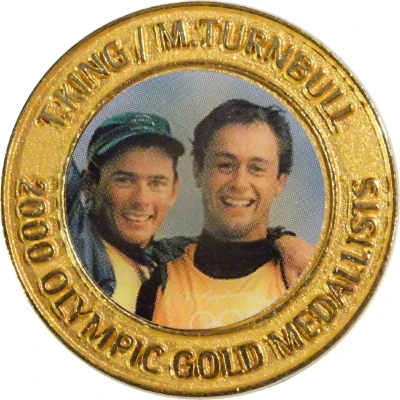 Medal - Australian Olympic Gold Medallist Men's Sailing Team front