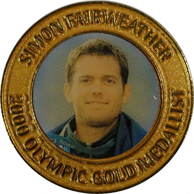 Medal - Australian Olympic Gold Medallist Simon Fairweather front