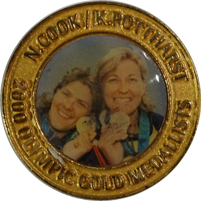 Medal - Australian Olympic Gold Medallist Women's Beach Volleyball front