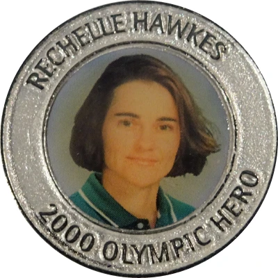 Medal - Australian Olympic Team Oath Reader Rechelle Hawkes front