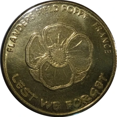 Medal - Australian War Memorial (Flanders Field Poppy) ND front