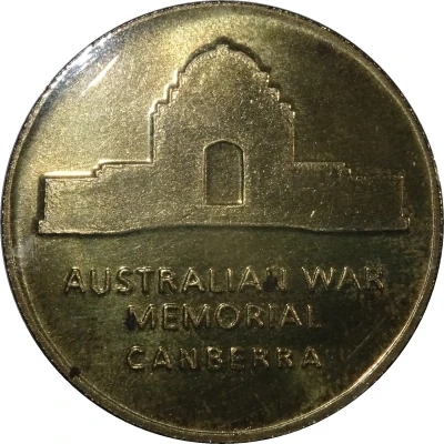 Medal - Australian War Memorial (Flanders Field Poppy) ND back