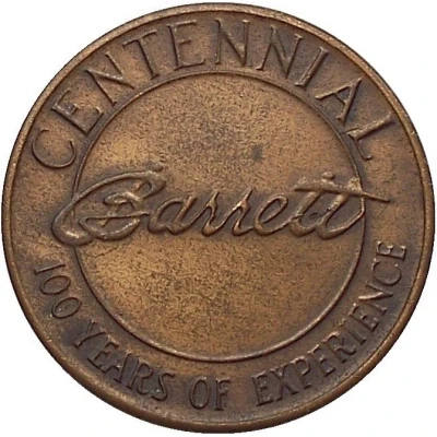 Medal - Barrett Centennial Eau Claire, Wisconsin front