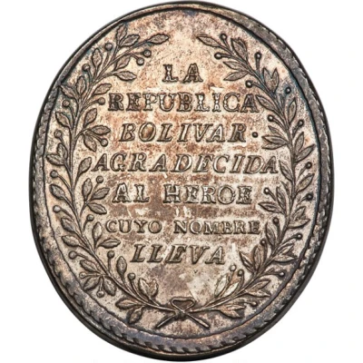 Medal - Battle of Ayacucho ND back