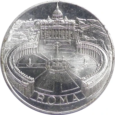 Medal - Benedict XVI (St. Peter's Square) ND back