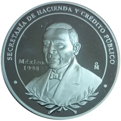 Medal - Benito Juárez front