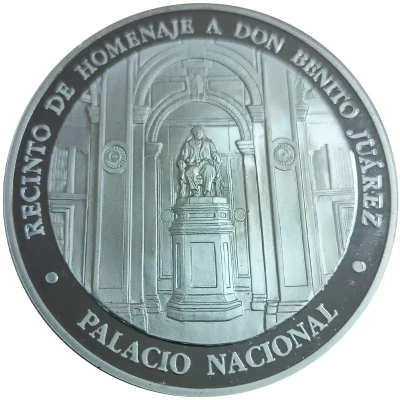 Medal - Benito Juárez back