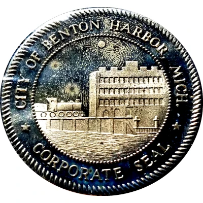Medal - Benton Harbor Centennial Benton Harbor, Michigan front