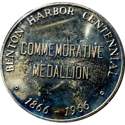 Medal - Benton Harbor Centennial Benton Harbor, Michigan back