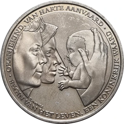 Medal - Birth of Princess Catharina Amalia front