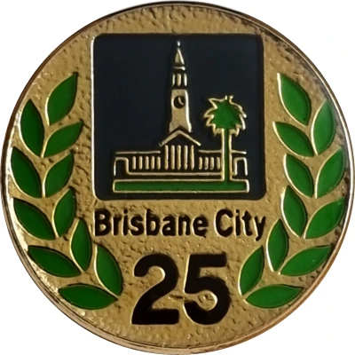 Medal - Brisbane City- 25 Years (Company Medal) ND front