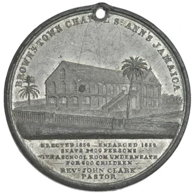 Medal - Brown's Town Chapel back