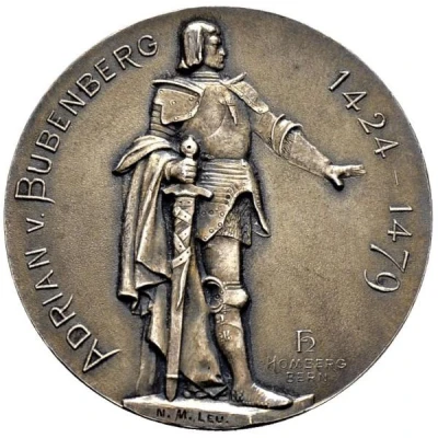 Medal - Bubenberg Monument front