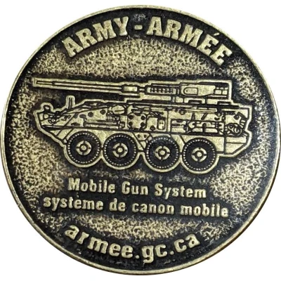 Medal - Canadian Army (Mobile Gun System) ND back