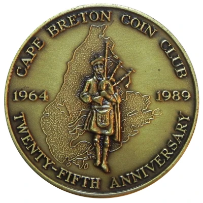 Medal - Cape Breton Coin Club Cape Breton, Nova Scotia front