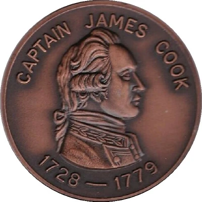 Medal - Captain James Cook - 1728-1779 Historical Medal ND front