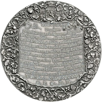 Medal - Capture of Breda back