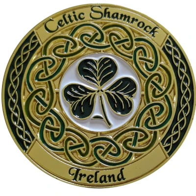 Medal - Celtic Shamrock ND back