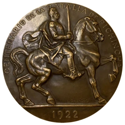 Medal - Centenary of the Battle of Pichincha front