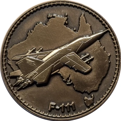 Medal - Century of Military Aviation F-111 Jet Fighter-Bomber ND front