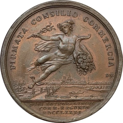 Medal - Chamber of Commerce of Rouen back