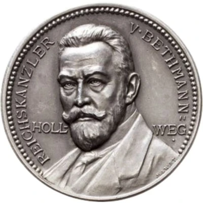 Medal - Chancellor Theobald von Bethmann-Hollweg front