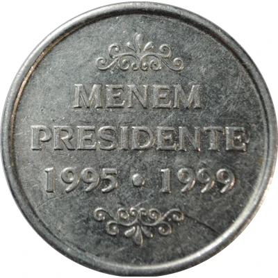 Medal - Charles Saul Menem President back