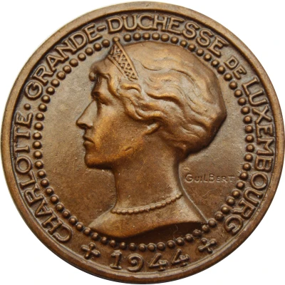 Medal - Charlotte Liberation of Luxembourg ND front