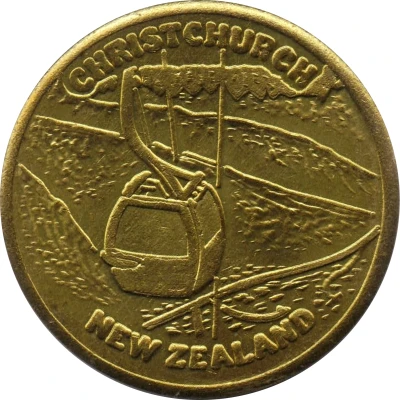 Medal - Christchurch Gondala (Tourist Souvenir) ND front