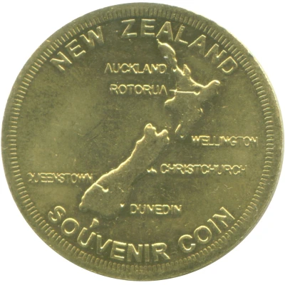 Medal - Christchurch; The Garden City (Tourist Souvenir) ND back