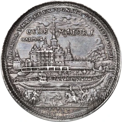 Medal - Christian IV Conquest of Kalmar back