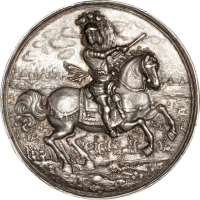 Medal - Christian V Conquest of Wismar ND back