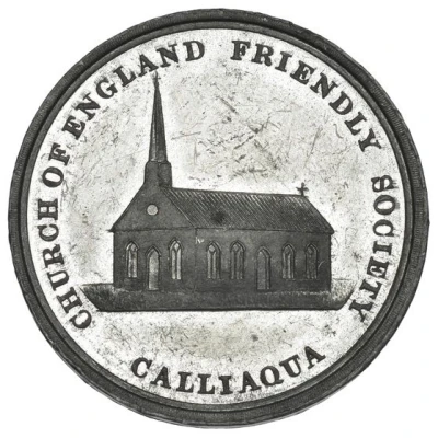 Medal Church of England Friendly Society, Calliaqua ND front