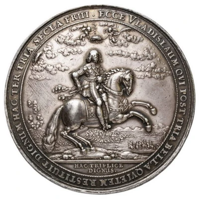 Medal Chwały Królewskiej - Władysław IV Waza Gdańsk front